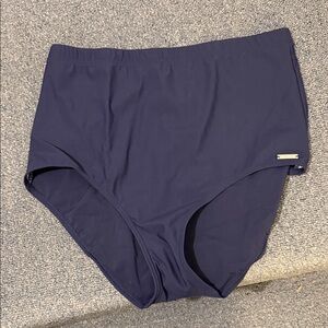 LASCANA Navy High-Waisted Bikini Bottom